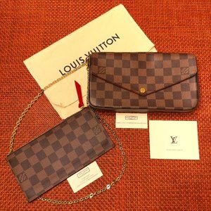 Felicie Pochette Damier Ebene